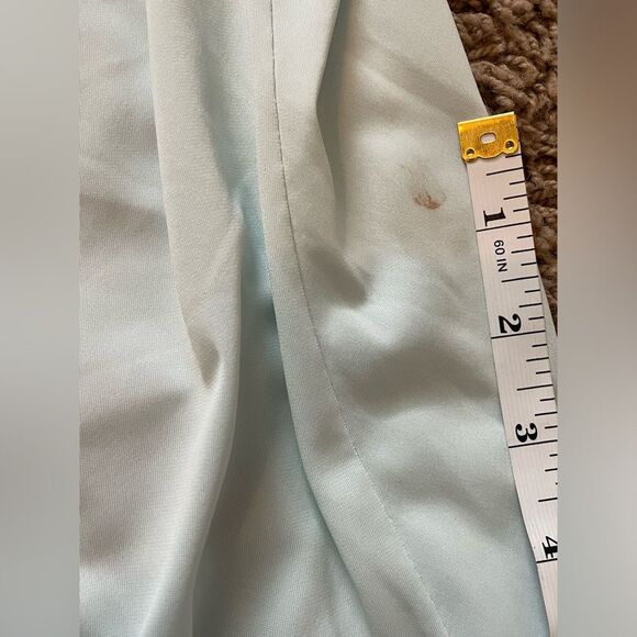 Vintage Shadowline Nightgown and Robe Set Size Medium Lace Flowers lBlue USA - Picture 11 of 17